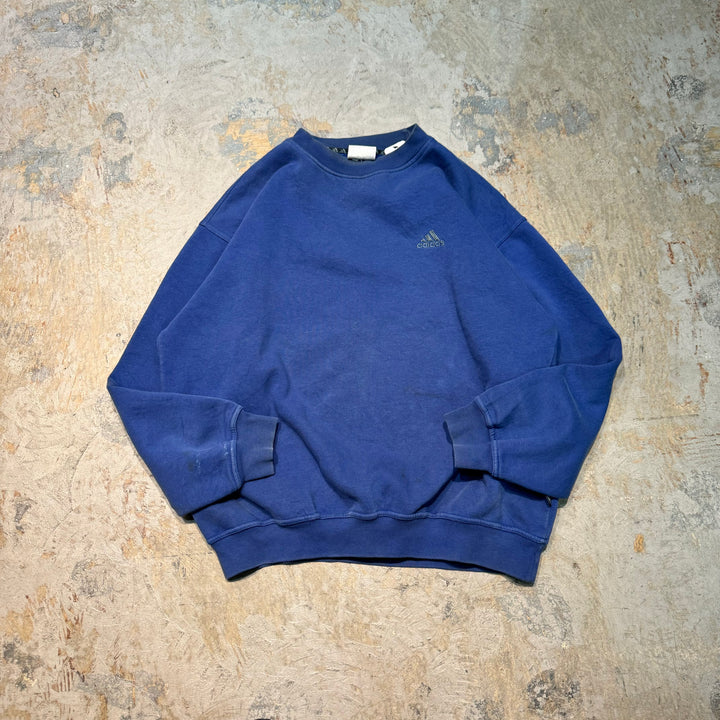 古着 90's adidas/アディダス/クルーネックスウェット/サイズM-L相当