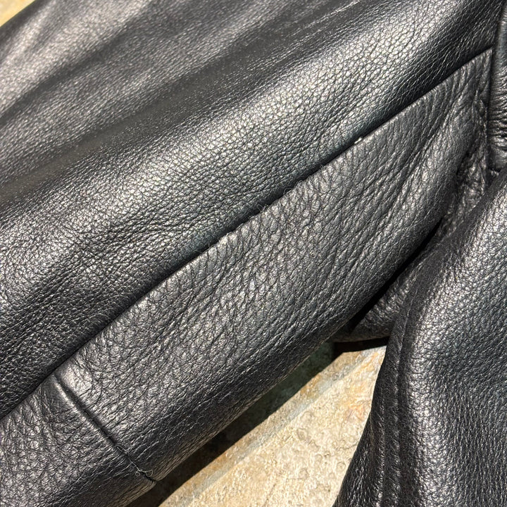 古着 WILSONS LEATHER/ ウィルソンズレザー/ 本革レザーハーフコート/ 牛革/ サイズM