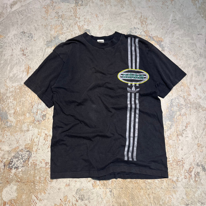Used clothing 90's~00's Adidas Y2K Trefoil logo T-shirt/equivalent to XL
