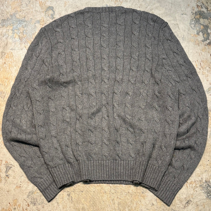 古着 90's~ Polo by Ralph Lauren/ポロラルフローレン / ケーブルニットセーター /サイズXL