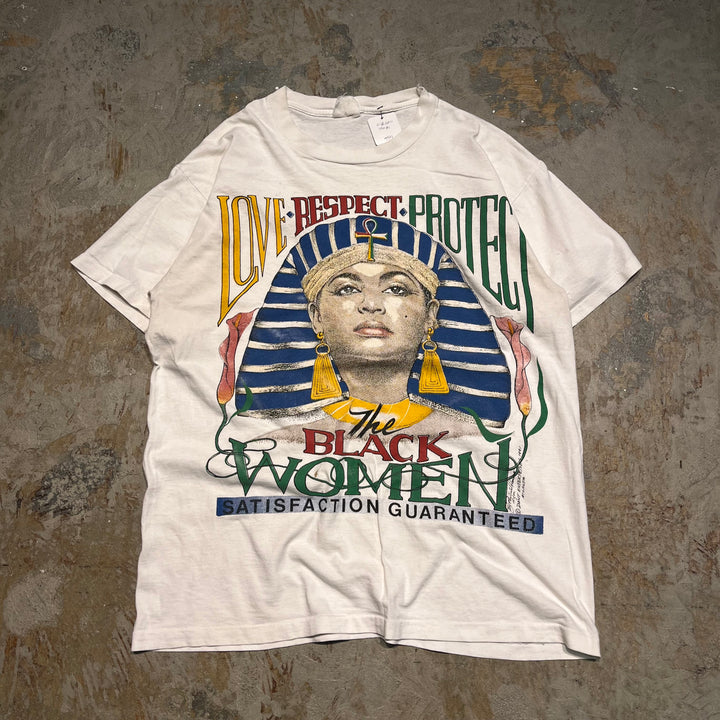 #4531 古着 unknow/short sleeve print t-shirt Tee/半袖プリントTシャツ/シングルステッチ/アップルプリント/サイズ2XL相当