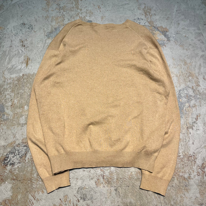 #3685古着/ラルフローレン/POLObyRalphLauren/コットンニット/Cottonknit/Vネック/サイズL