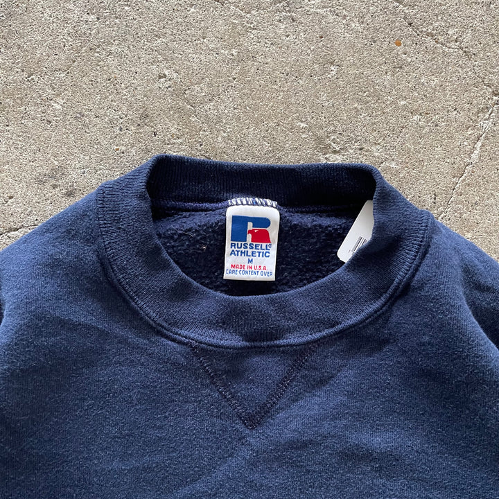 旧衣USA制80's~ RUSSELL ATHLETIC/ RUSSELL ATHLETIC/ brunkrounnexwet /素色/尺寸M