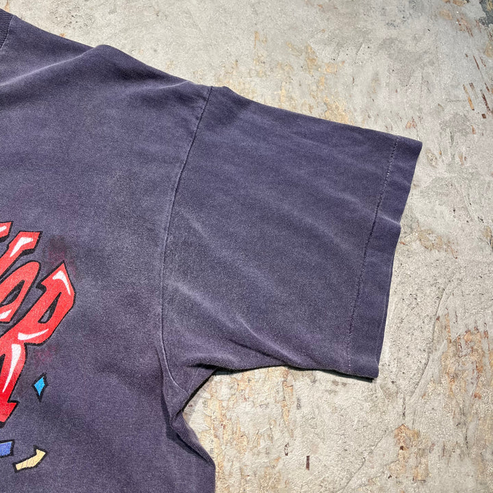 古着 Monster DUNKER/ダズマニアン・デビル/ルーニーテューンズ/ワーナーブラザース/ヴィンテージ シングルステッチ プリントTシャツ/サイズL-XL相当