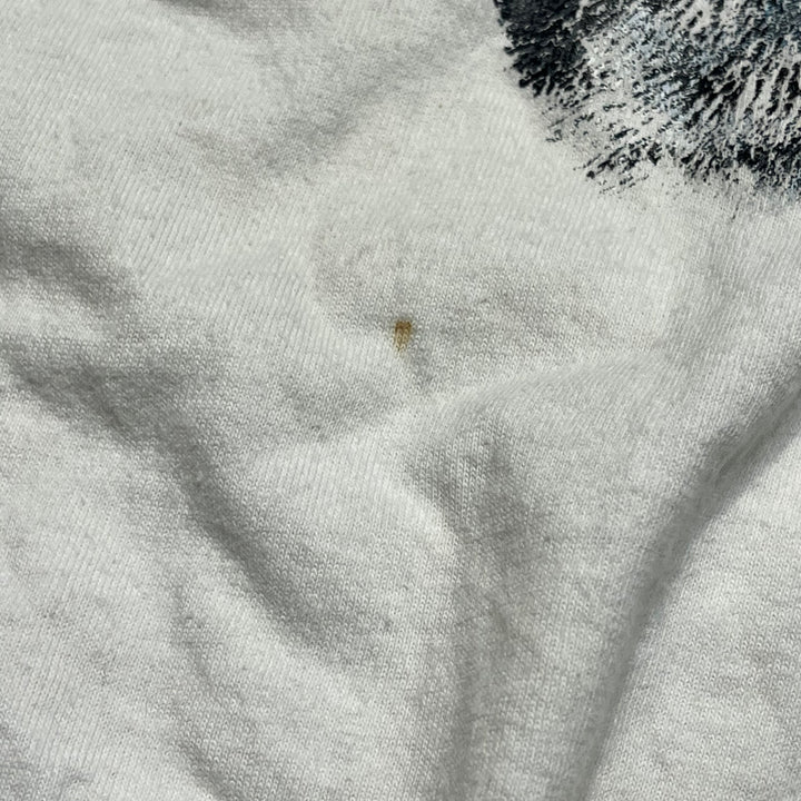 빈티지 시베리아 허스키/동물/빈티지 싱글 스티치 인쇄 티셔츠/크기 l