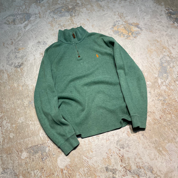 #3865 古着 POLO by Ralph Lauren/ポロバイラルフローレン/Half zip knit Sweater /ハーフジップニットセーター/ サイズM