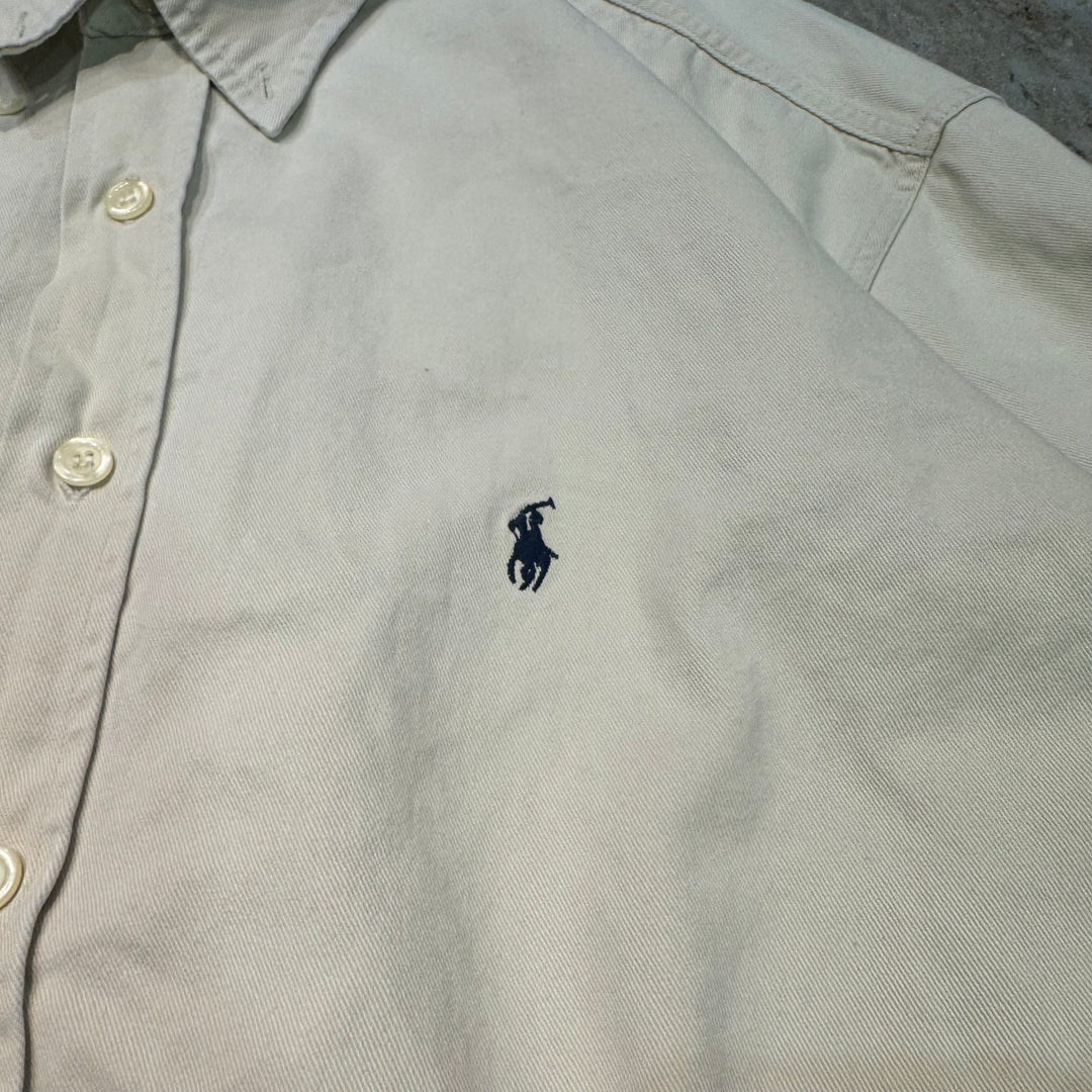 Used clothing Made in USA RalphLauren/RalphLauren/Long sleeve shirt/Plain/Size L-XL