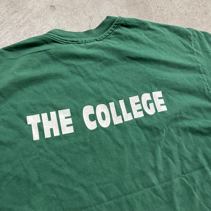古着 USA 90's~ ヘインズ/ロッキー・マウンテン・カレッジ/カレッジロゴ/ヴィンテージ シングルステッチ プリントTシャツ/サイズXL