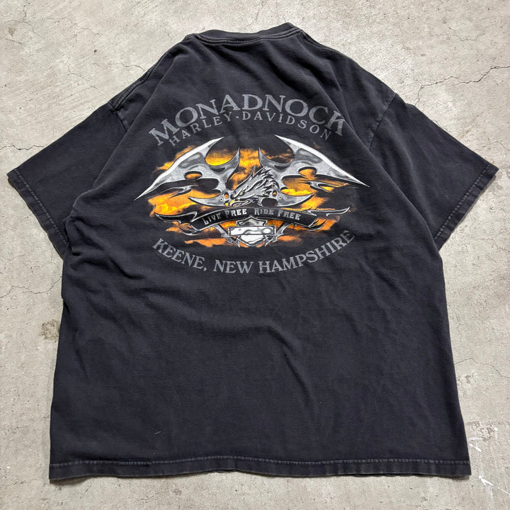 古着 USA製 Harley-Davidson/ハーレーダビッドソン/ プリントTシャツ/ サイズXL