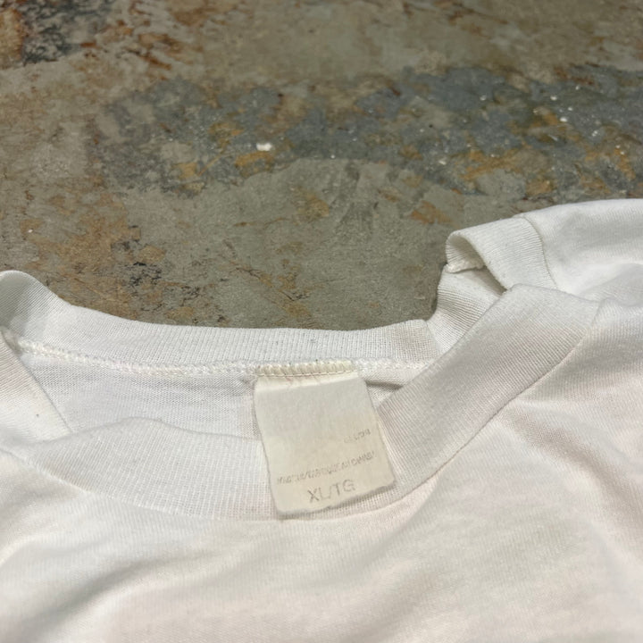 古着 ATTENTION/私には性格が違う!/ヴィンテージ シングルステッチ プリントTシャツ/サイズXL