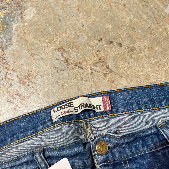 旧衣Levi's/李维斯/Denim Pants/牛仔短裤/569/实际尺寸37×29