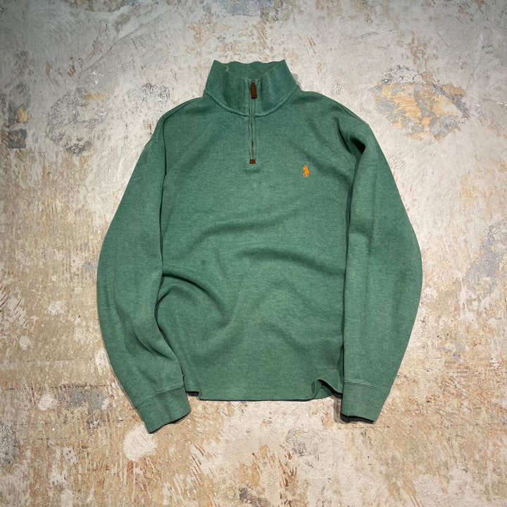 #3865 古着 POLO by Ralph Lauren/ポロバイラルフローレン/Half zip knit Sweater /ハーフジップニットセーター/ サイズM