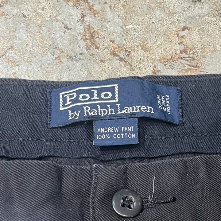 古着 90's〜 Ralph Lauren/ラルフローレン/ ツータックチノパンツ/ 実寸サイズ32×32