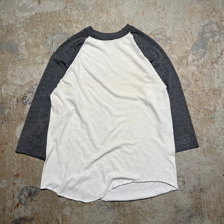 古着 81's リノ・エアレース 全国選手権/飛行機/ヴィンテージ シングルステッチ リンガーTシャツ/サイズM
