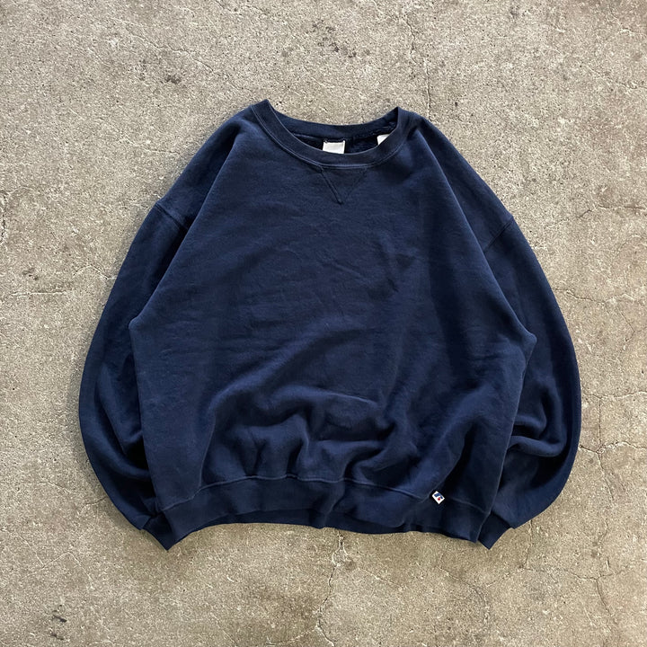 旧衣服90's~ RUSSELL ATHLETIC/ RUSSELL ATHLETIC/ brunkrounex湿/素色/尺寸L