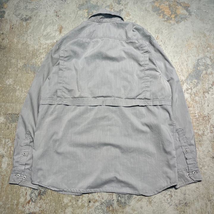 #4367 중고 의류 Carhartt/Long Sleeve Button Down 셔츠/작업 셔츠/작업 셔츠/회사/편안한 착용감/편안한 착용/크기 L