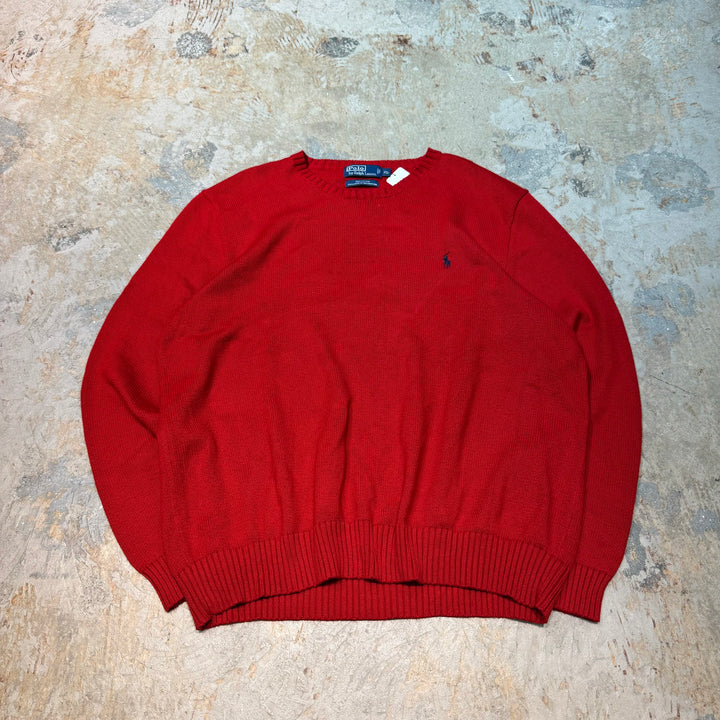 旧衣POLO by Ralph Lauren/ POLO拉尔夫劳伦/圆领针织毛衣/尺码XL