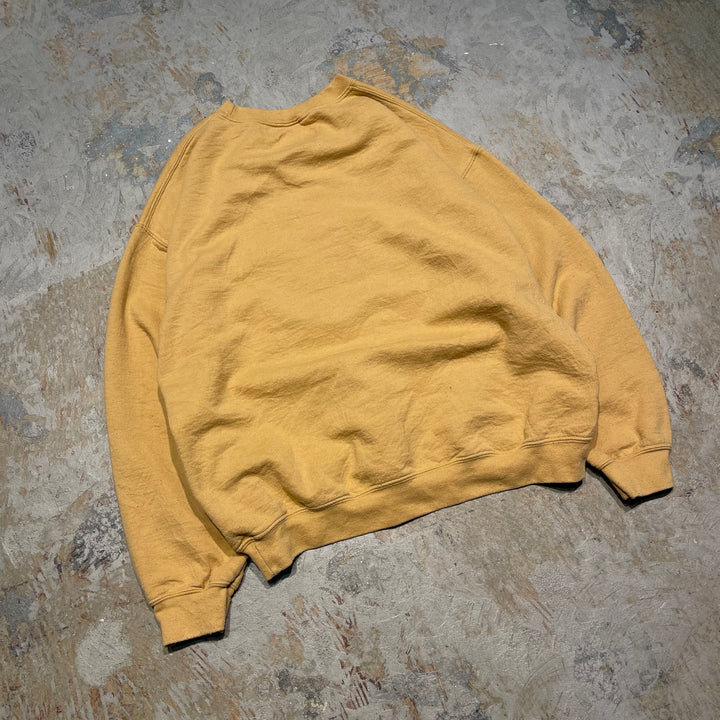 #4122 古着 Unknow/Crew Neck Print Sweat/クルーネックプリントスウェット/ST.MORITZ SWITZERLAND/サイズXL相当