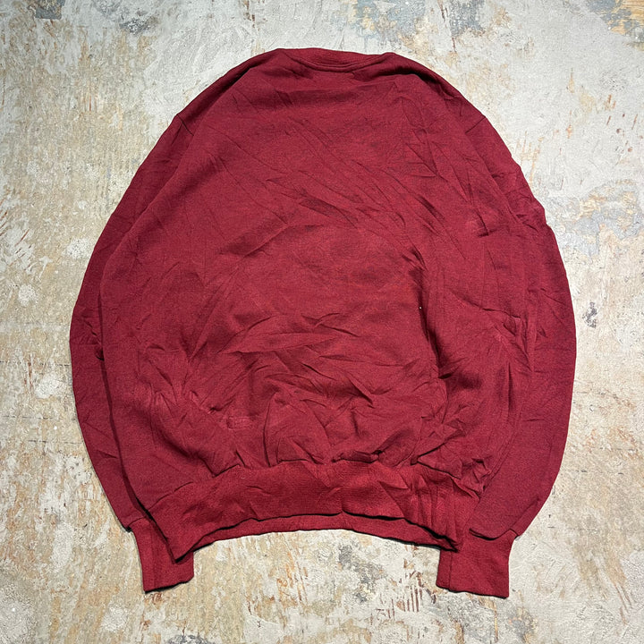 #3840 古着Unknow/crew neck sweat/ クルーネックスウェット UNIVERSITA' FIRENZE/サイズXL