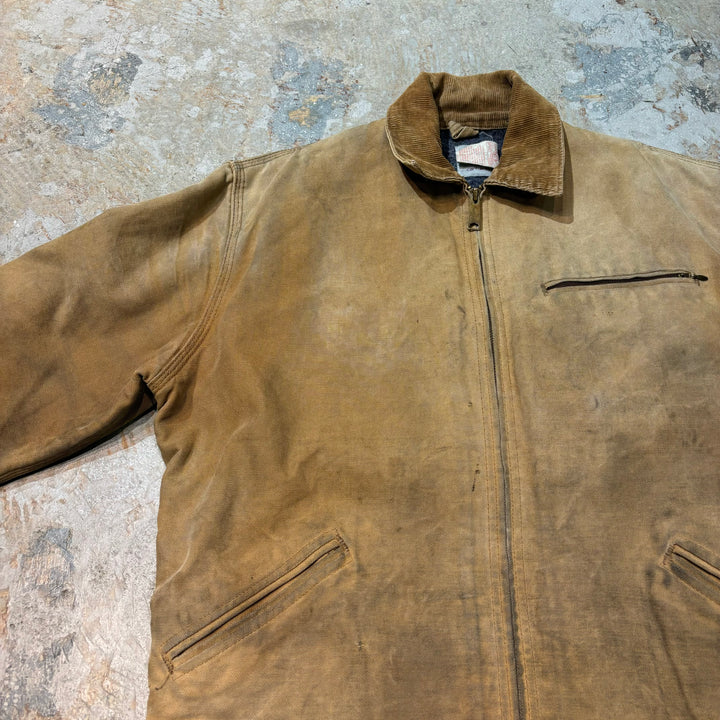 Used clothing 80's to 90's carhartt/ Carhartt/ Detroit jacket/ Duck fabric/ Lining blanket/ Check/ Equivalent to size M~L