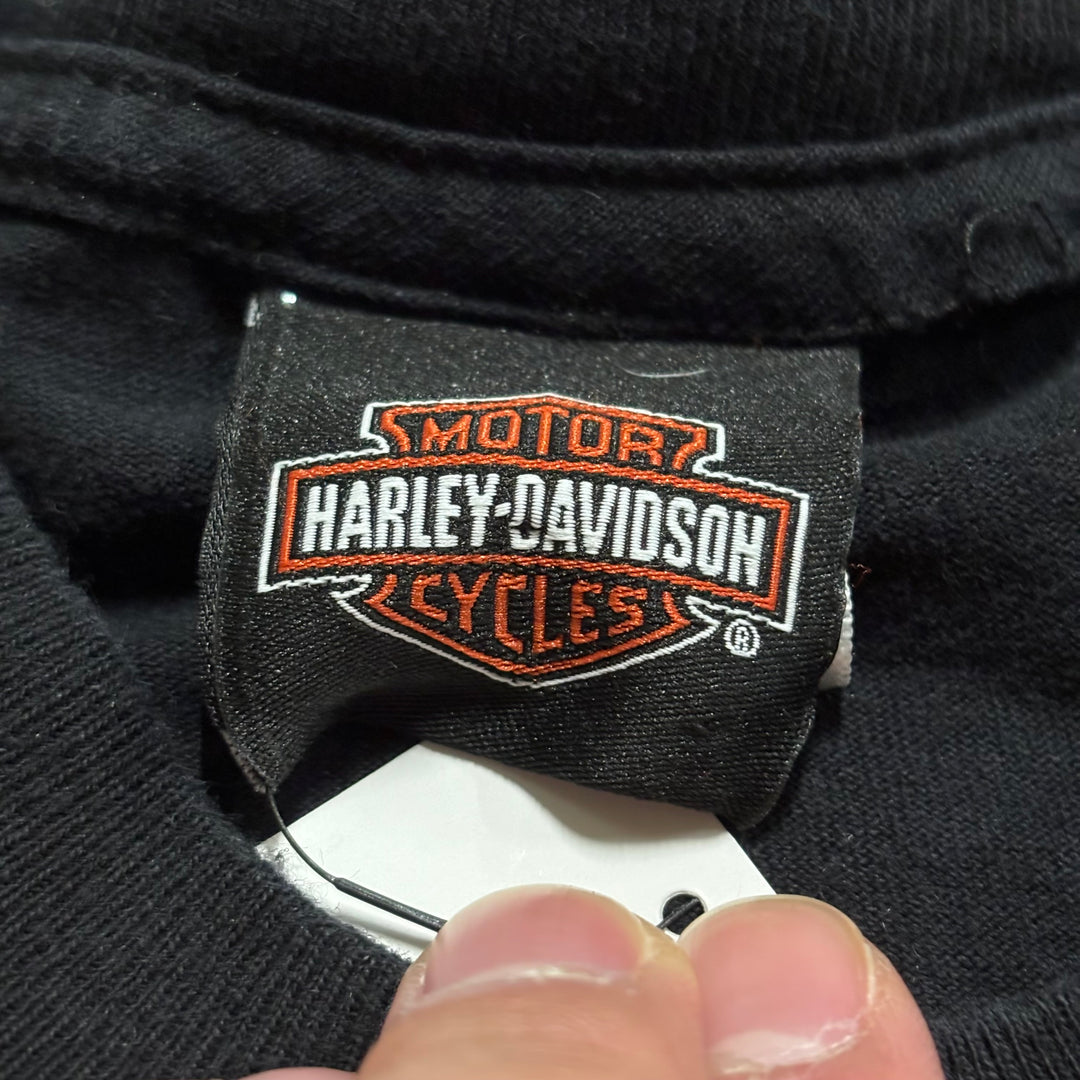 古着 USA製 99's Harley-Davidson/ハーレーダビッドソン/ プリントTシャツ/ サイズXL相当