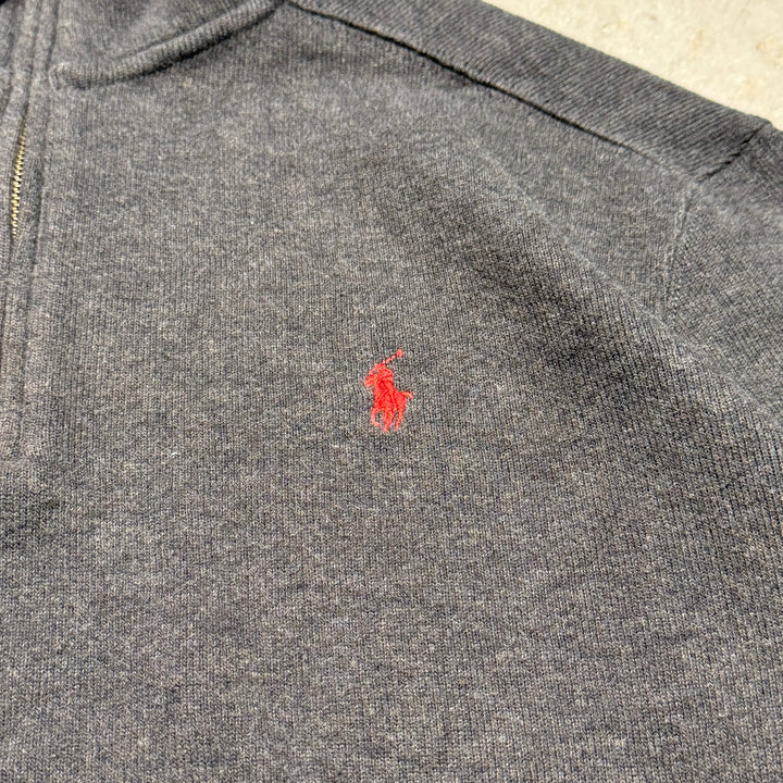 旧衣POLO by Ralph Lauren/ POLO拉尔夫劳伦/半拉链针织毛衣/尺寸L