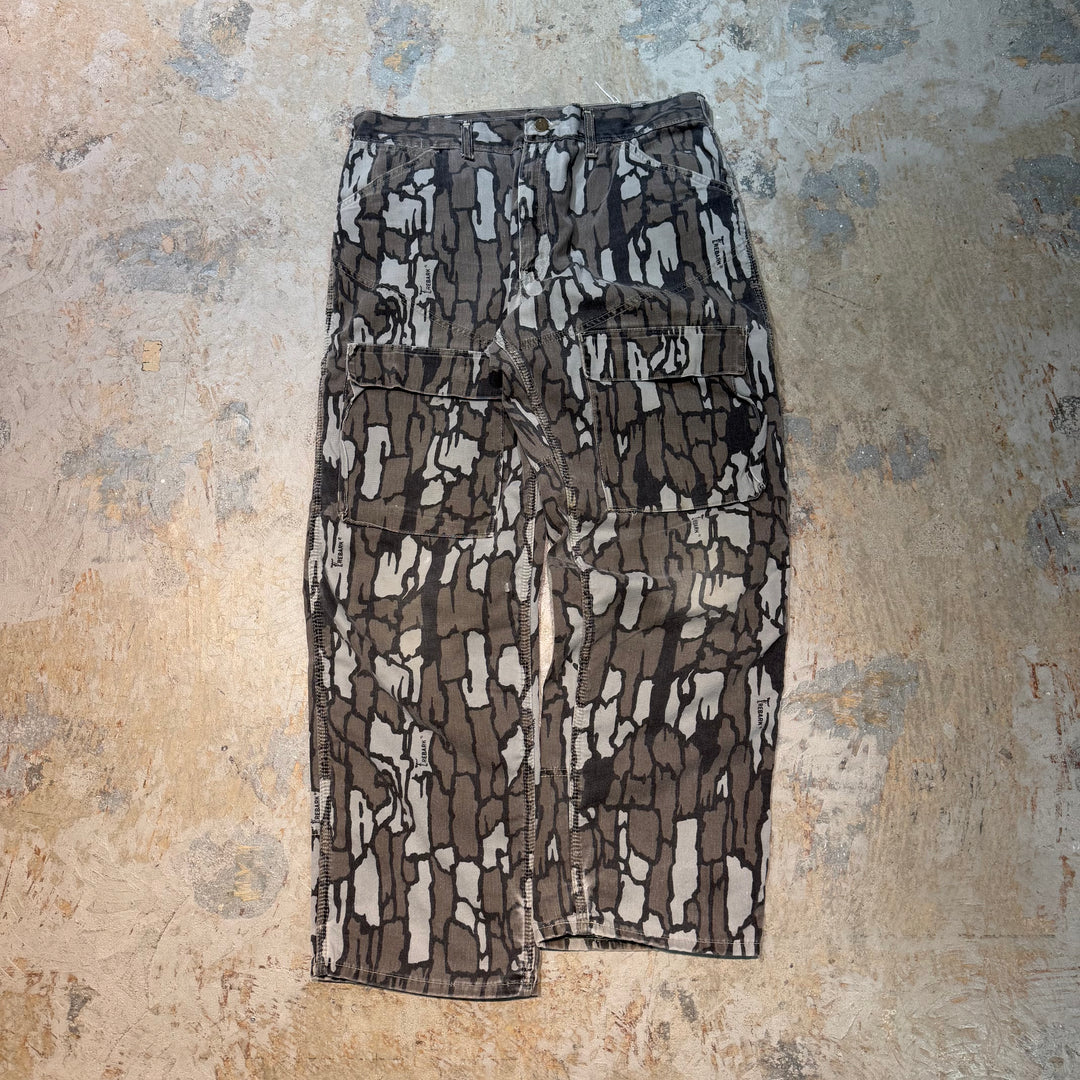 Used clothing 80's CARHARTT/ Carhartt/ Trevork Camo Pants/ Size W33 x L29
