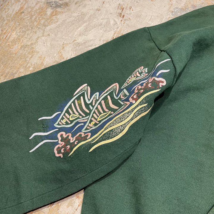 #4133 古着 JERZEES/ジャージーズ/Pull over Parker/プルオーバーパーカー/OCEAN CITY/MADE IN U.S.A/サイズXL