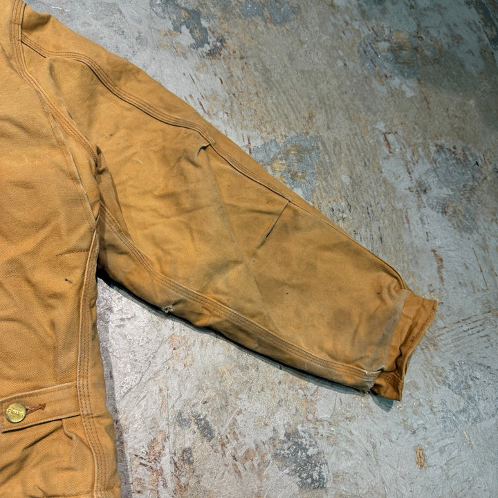 Used clothing carhartt/ Carhartt/ Traditional jacket/ Duck fabric/ Quilted lining/ Size L