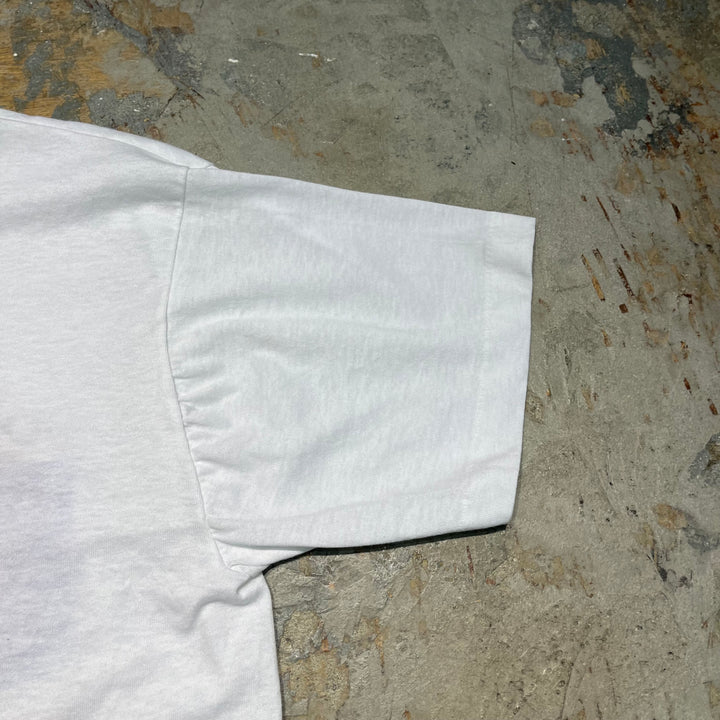 古着 USA製  90's~ スクリーンスターズ/ゴッド・ブレス・アメリカ 私は1991年1月16日砂漠の嵐作戦を支持します/ヴィンテージ シングルステッチ プリントTシャツ/サイズL