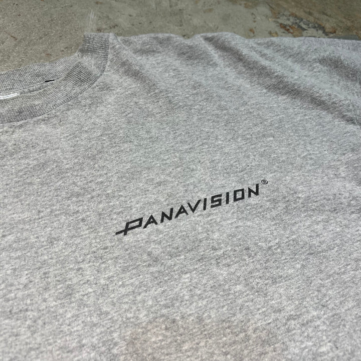 古着 USA製 90's ONEITA/オニータ/パナビジョン/企業系/ヴィンテージ シングルステッチ プリントTシャツ/サイズL相当