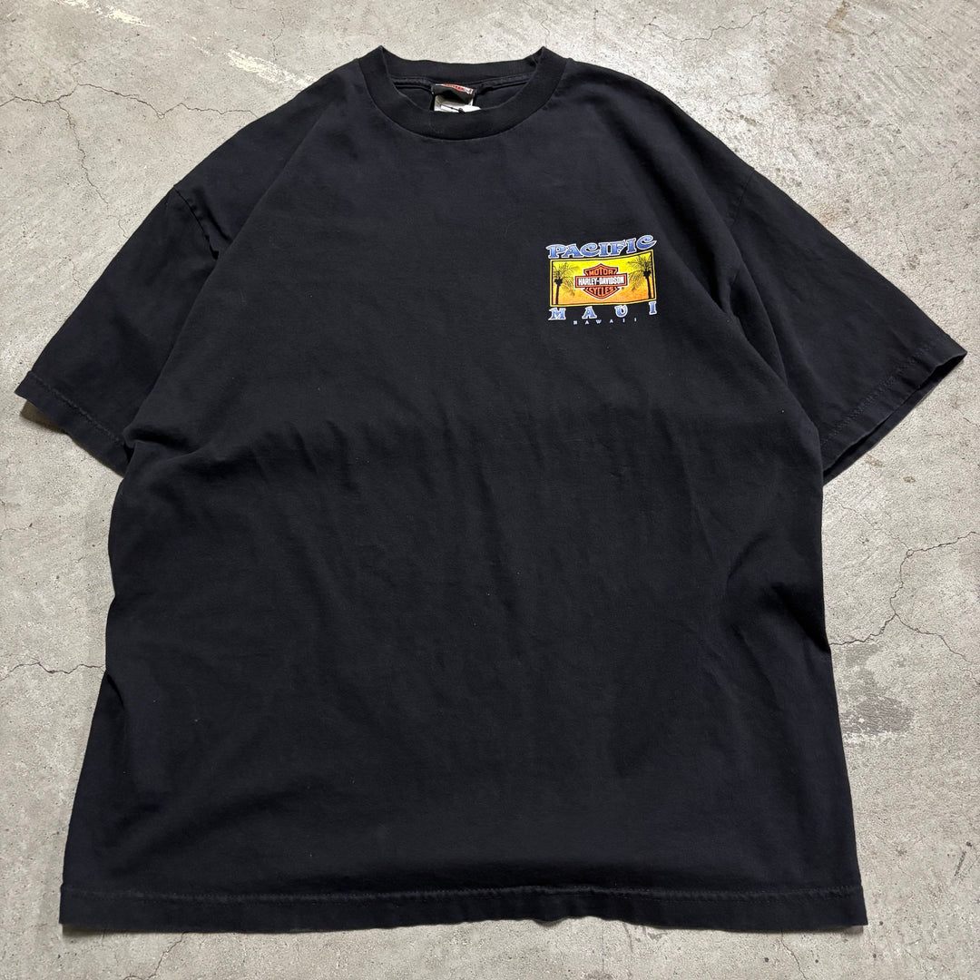 古着 USA製 99's Harley-Davidson/ハーレーダビッドソン/ プリントTシャツ/ サイズXL相当