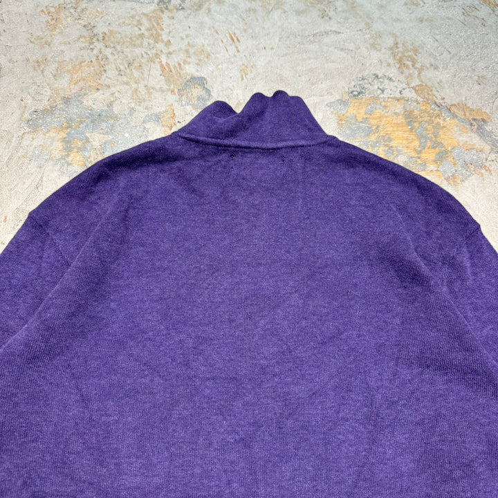 旧衣POLO by Ralph Lauren/ POLO拉尔夫劳伦/半拉链针织毛衣/尺寸M
