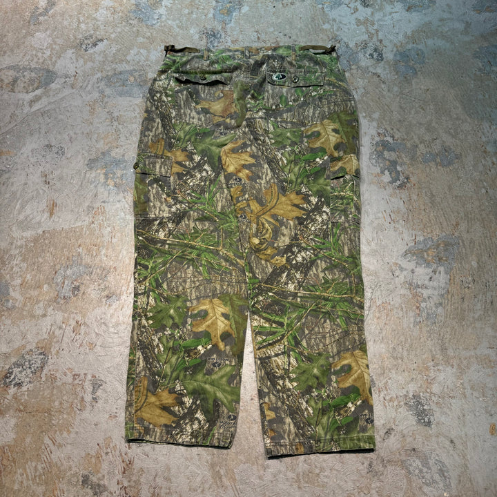 二手衣服Russell Outdoors/Russell戶外/Mossy Oak/Massy Oak/Real Tree Camo Cargo Pants/size L