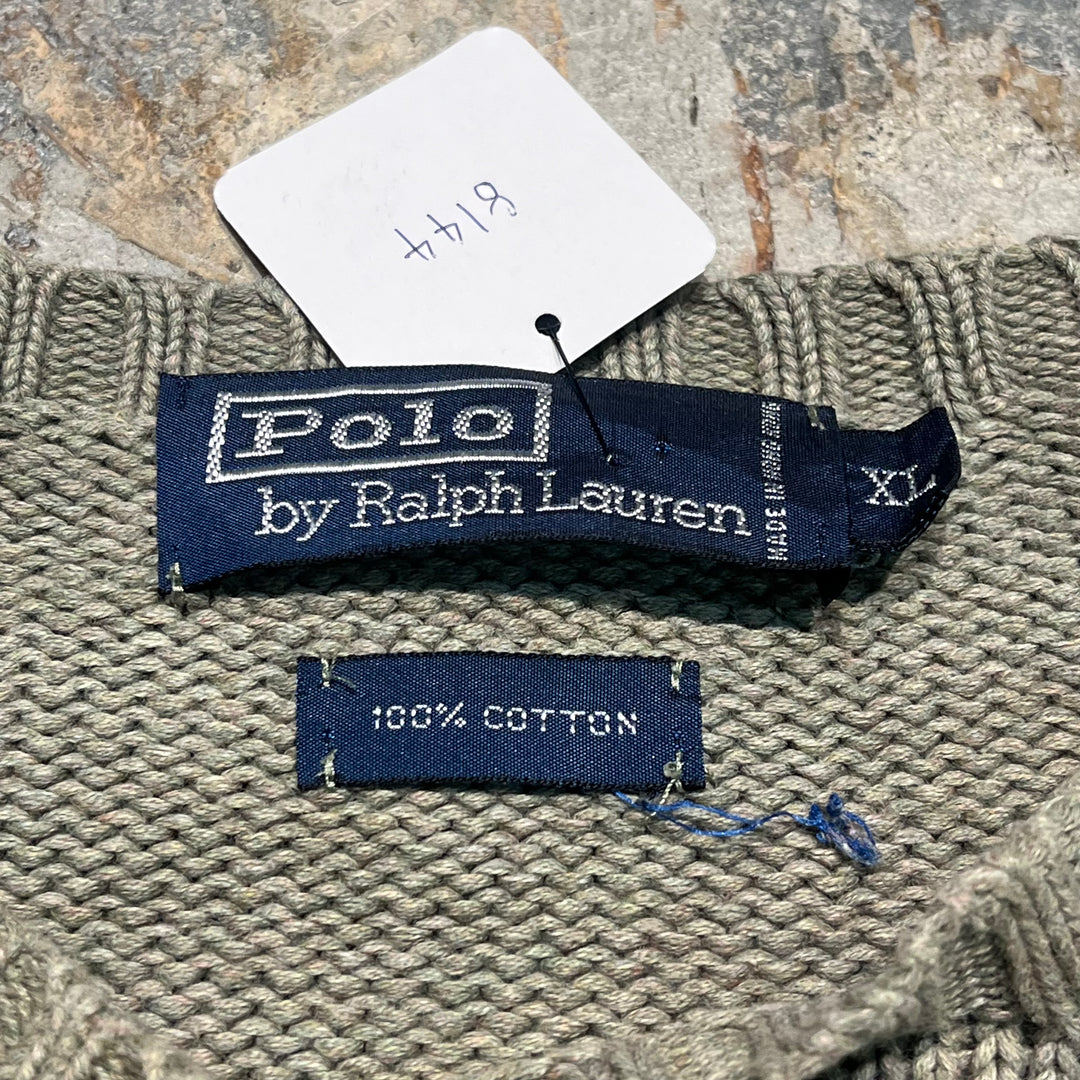Ralph Lauren/ Polo Ralph Lauren/ Crew Neck Knit Sweater/ Size XL의 빈티지 폴로