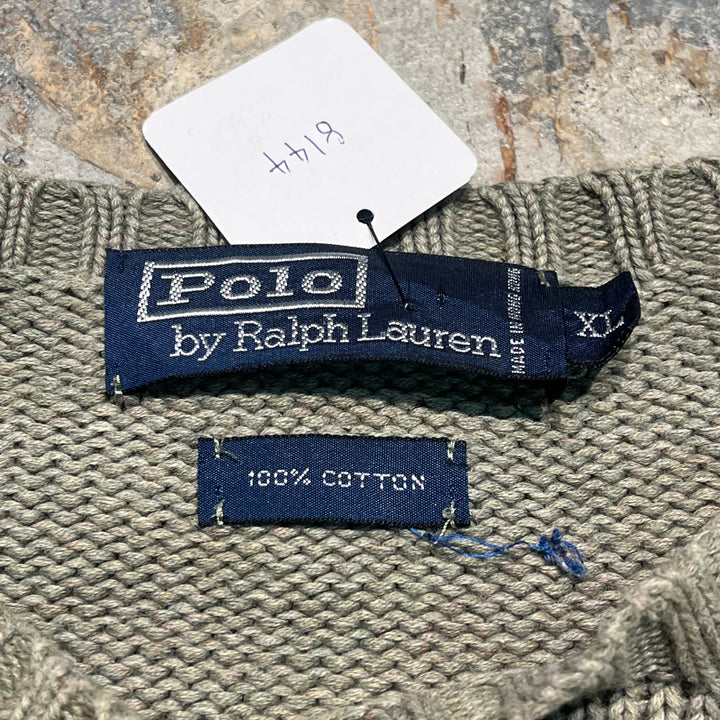 Ralph Lauren/ Polo Ralph Lauren/ Crew Neck Knit Sweater/ Size XL의 빈티지 폴로
