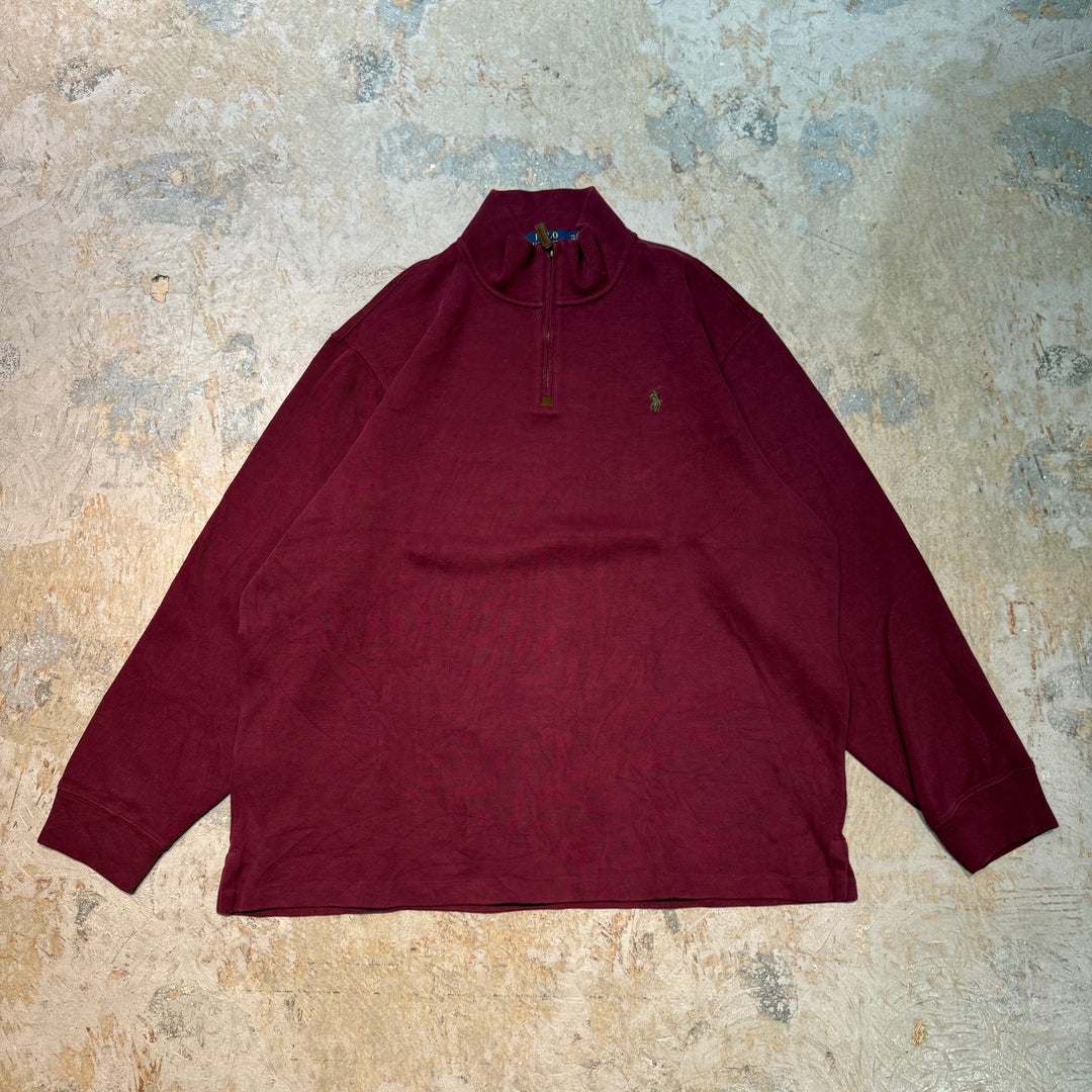 Ralph Lauren/ Polo Ralph Lauren/ Half Zip Knit Sweater/ Size XXL에 의해 중고 의류 폴로