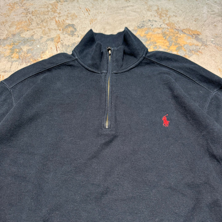 旧衣POLO by Ralph Lauren/ POLO拉尔夫劳伦/半拉链针织毛衣/尺寸L