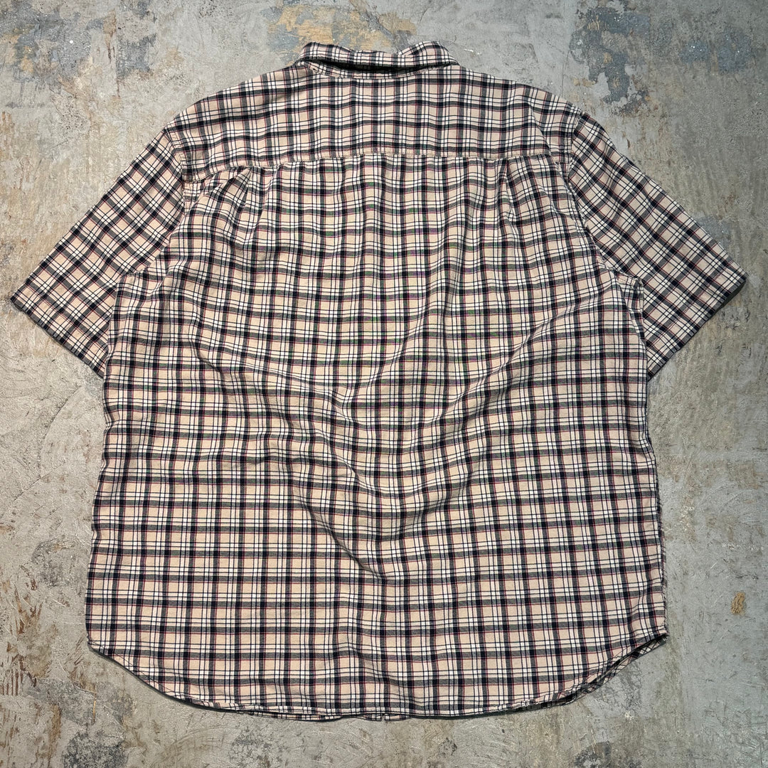 古着 carhartt/カーハート/ ボタンダウン半袖シャツ/ チェック柄/ サイズXL