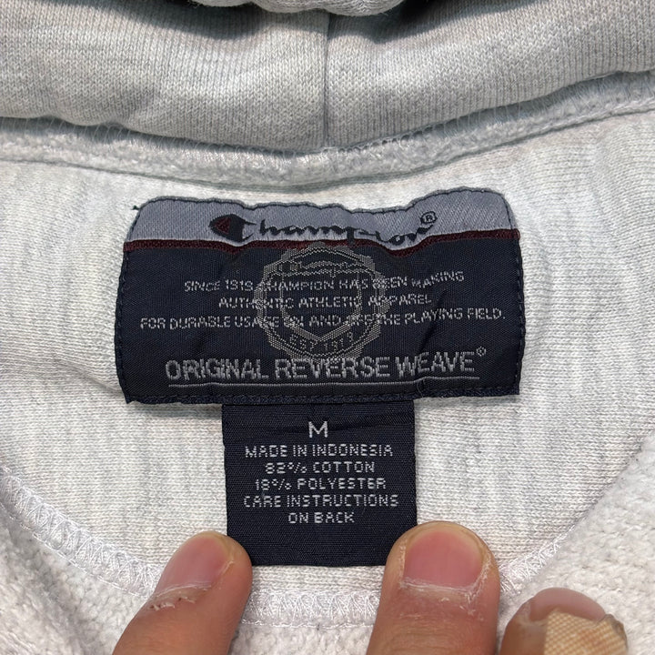 빈티지 00의 챔피언/챔피언/챔피언/리버스 직물/원본/승무원 목 풀 오버 후 까마귀/시몬스 대학교/대학 인쇄/크기 M