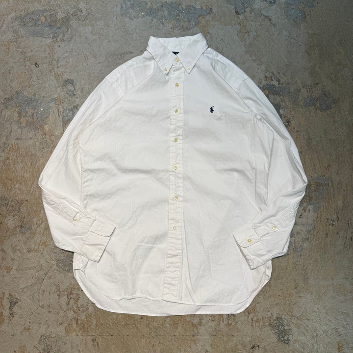 古着 Ralph Lauren/ ラルフ ローレン/ ボタンダウン長袖シャツ/ サイズM