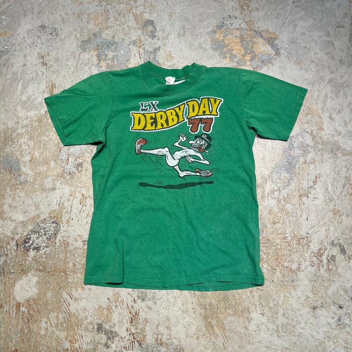 #4732 빈티지 경마 경주/빈티지 싱글 스티치 티셔츠 미국/크기 m