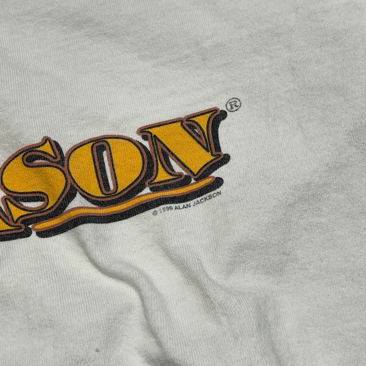 古着 USA製 99's アラン・ジャクソン / ヴィンテージ シングルステッチプリントTシャツ/サイズL