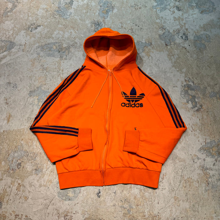 Used clothing 60's~ adidas/Track jacket/Hooded/Equivalent to size M-L