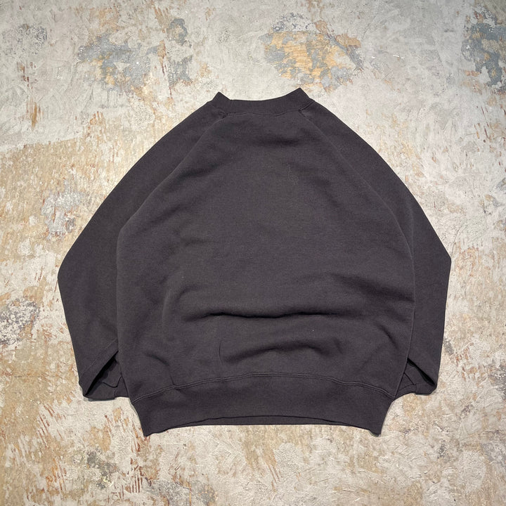 #4130 古着 Hanes/ヘインズ/Crew neck Print Sweat/クルーネックスウェット/MARYLAND/アニマルプリント/MADE IN U.S.A/サイズL