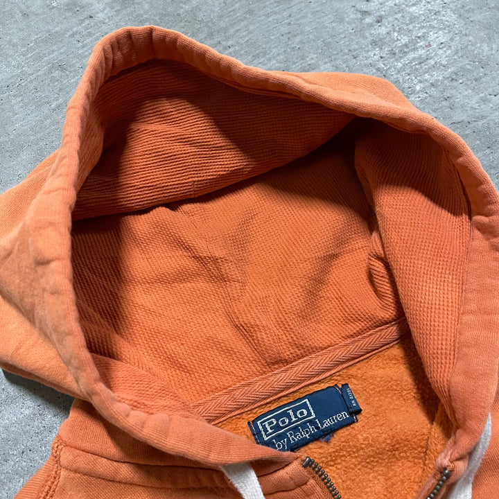 #3825 古着 POLO Ralph Lauren/ポロラルフローレン/Zip Up Hoody / ジップパーカー / フード裏地サーマル/サイズL