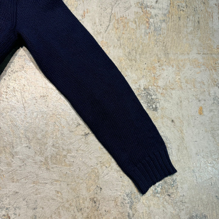Ralph Lauren/ Polo By Ralph Lauren/ Half Zip 니트 스웨터/ 크기 L의 사용 의류 폴로