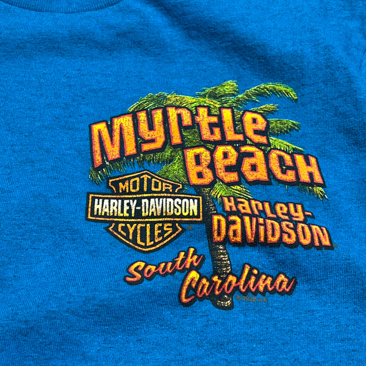 Used clothing Harley-Davidson Myrtle Beach South Carolina Printed T-shirt Equivalent to size M