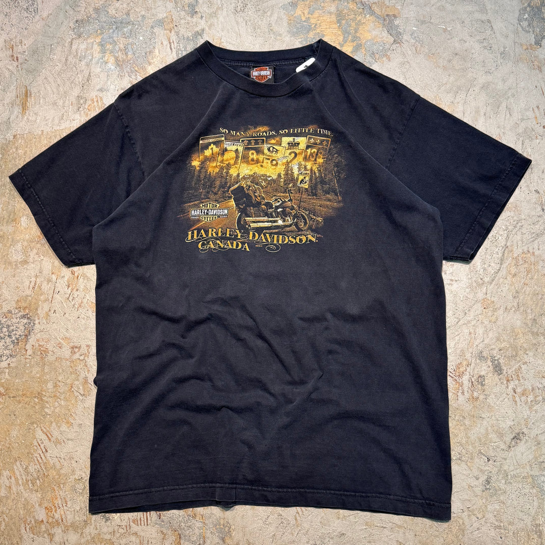 古着 USA製 Harley-Davidson/ハーレーダビッドソン/ プリントTシャツ/ サイズXL