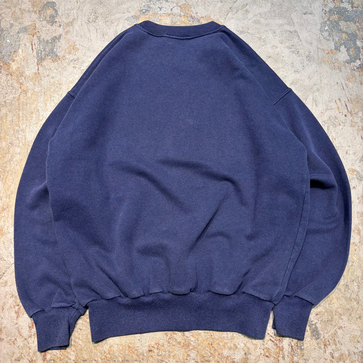 古着 90's adidas/ アディダス/クルーネックスウェット/ サイズS相当